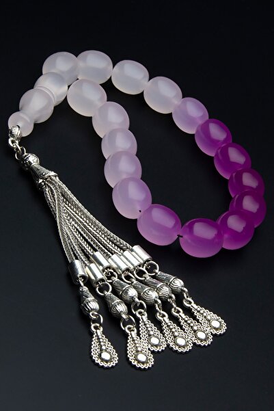 OTTOTESBİH Mascota Boy, cu ciucuri metalice, care schimbă culoarea la soare, mărgele de rugăciune Cameleon