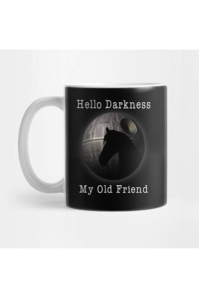 TatFast Hello Darkness My Old Friend Cat Wars Star Mug, Gift, Dowry, Presentation