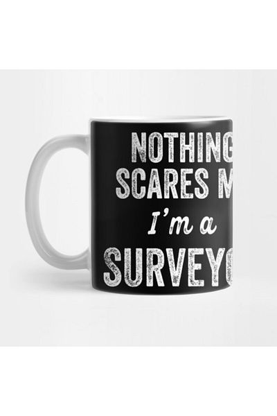 TatFast كوب Nothing Scares Me I'm A Civil Engineer Pe Professional Gift Exam Pass