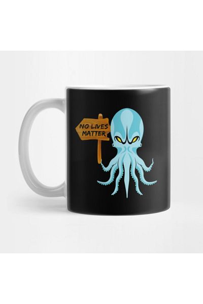 TatFast Cthulhu Free Hugs Funny Sign Mug, Gift, Dowry, Presentation Holder