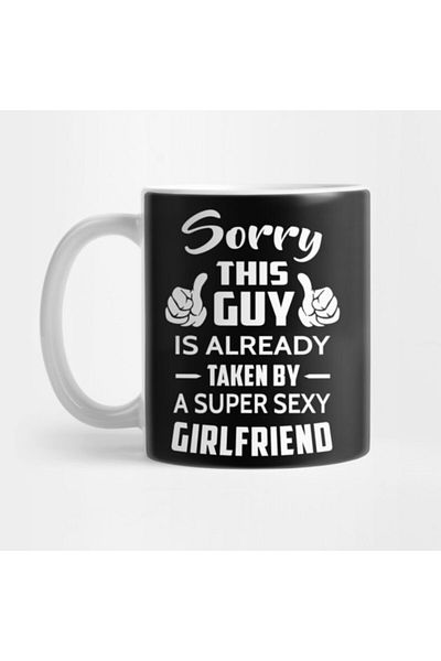 TatFast This Men's Embroidered Mug - Tuxedo Hot Teacher Design, Gift, Dowry and Presentation