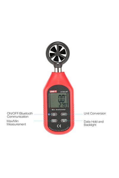 Unit Uni-t Ut363bt Mini Anemometre - Rüzgar Ölçer