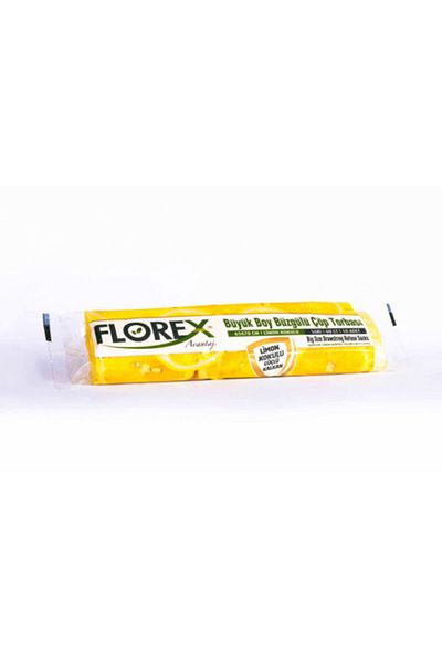 Florex Lemon Scented Drawstring Garbage Bag 55x60