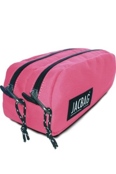Jacbag Dual Pouch Jac 08 (διπλή) Τσάντα στυλό Ροζ
