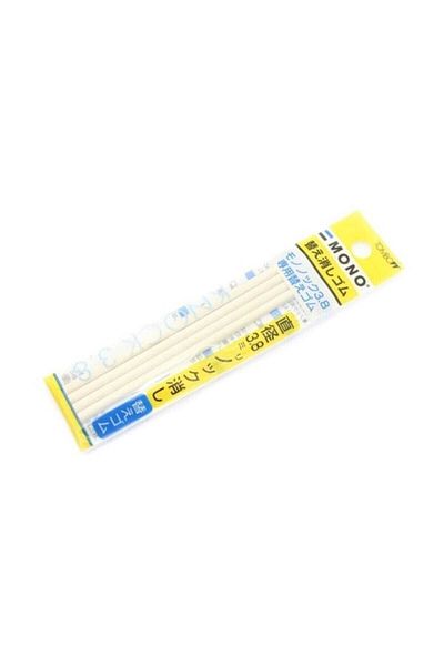 Tombow Knock 3.8 Mm Pencil Eraser Refill 4 Pack