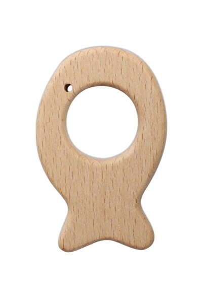 Genel Markalar Amigurumi Diş Kaşıyıcı Ahşap Halka Balık