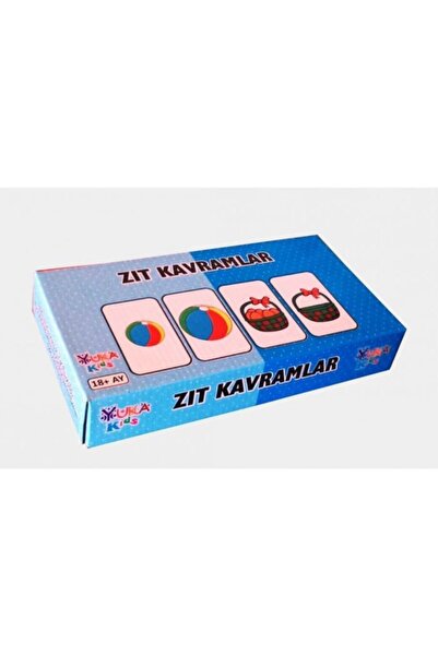 Yuka Kids 2 - 6 Yaş Zıt Kavramlar Eğitim Kartları