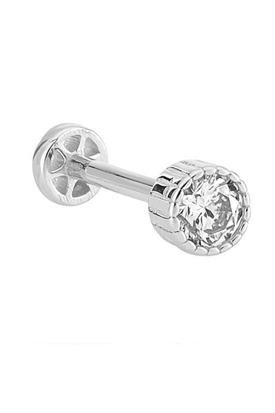 Dianora Piercing Tektaş White Gold Tragus Piercing