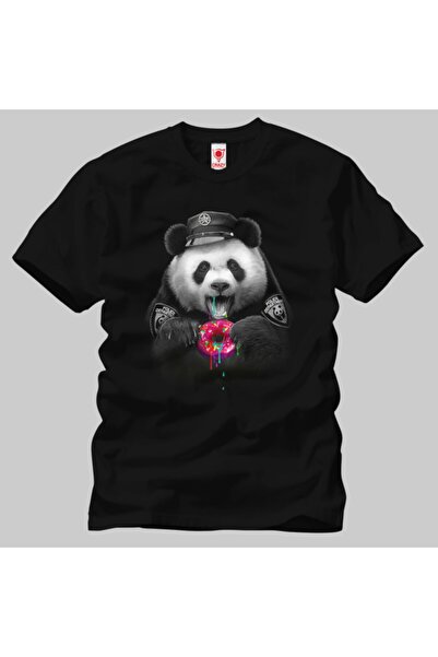 Crazy Чоловічий футболка Panda Police Donut