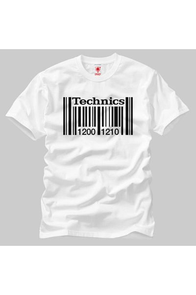 Crazy Tricou pentru bărbați Technics Barcode