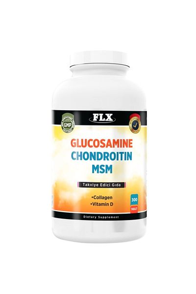 FLX Glucosamine Chondroitin Msm Collagen Vitamin D 300 Tablets X 3 Boxes