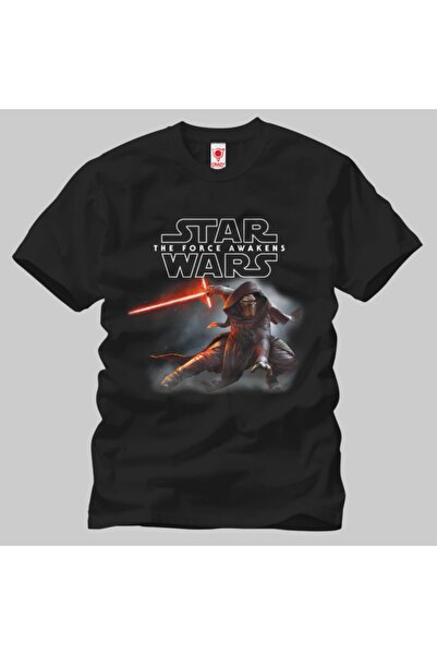 Crazy Чоловічий чорний футболка Star Wars: Kylo Ren Against