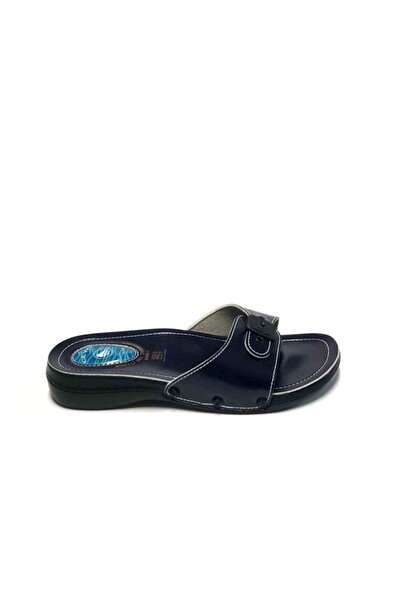Ceyo Women's Minelli Anatomical Gel Navy Blue Slippers