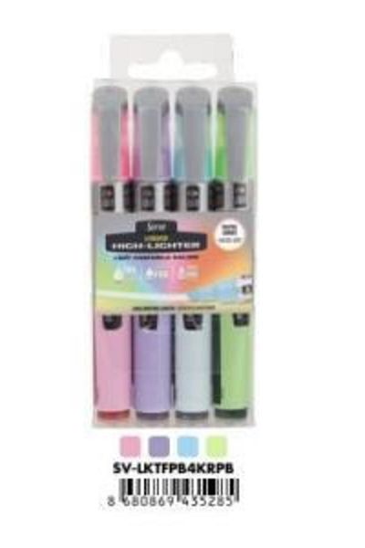 Serve Highlighter Liquid 4 Colors Pastel Sv-lktfpb4krpb