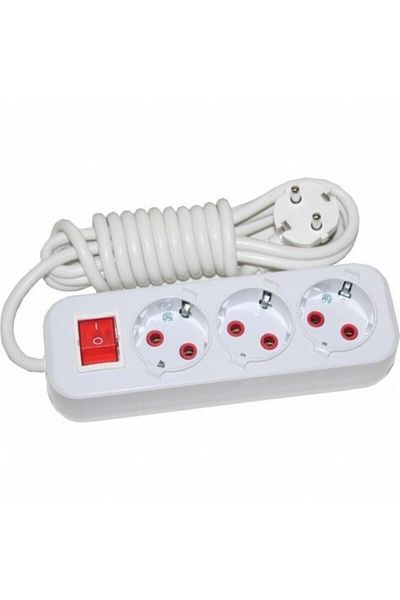 Tunç Çadır 5 Mt Switched 3-Plug Socket Extension Cable