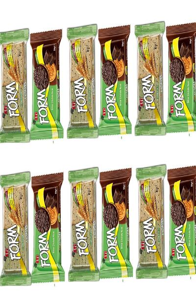Eti Form Kepekli Bisküvi 45 G X 6 Adet Form Çikolata Kaplı Lifli Bisküvi 50 G...