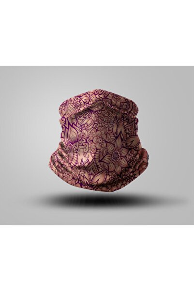 Buffalo Unisex Pembe Desenli Bandana