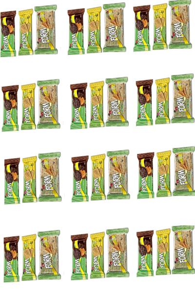 Eti Form Çikolata Lifli Bisküvi 50 Gr X 12 Adet Limon 50 G X 12 Adet Kepekli Bisküvi45 G X 12 Adet