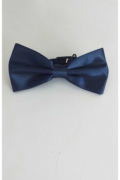 Moda Nur Kids Papion Bleumarin Satin