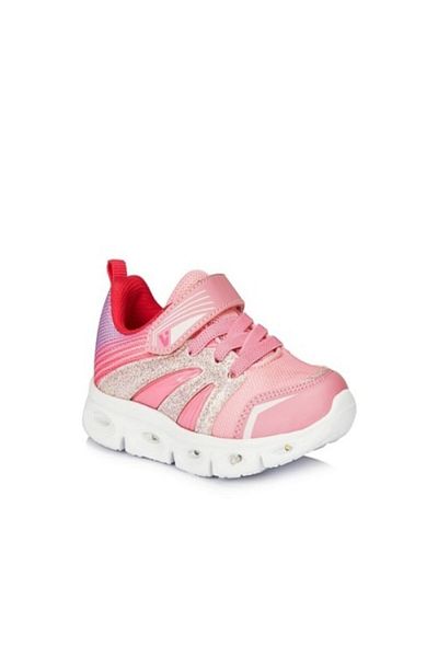 Vicco Girl's Pink Samba Lighted Sports Shoes
