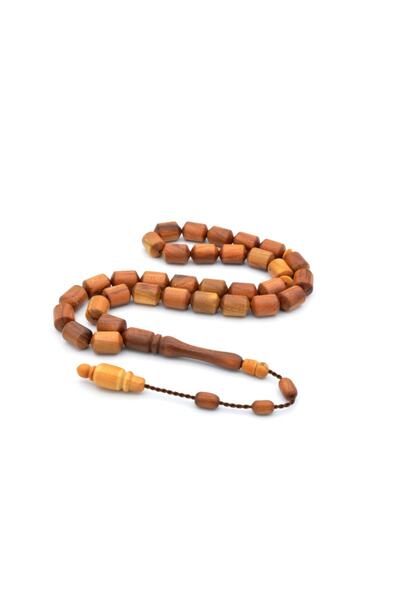 Murty99 Mărgele de rugăciune din lemn de prun tăiate în capsule cu sistem Mas...