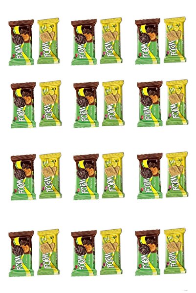 Eti Form Çikolata Kaplı Lifli Bisküvi 50 Gr X 12 Adet Limon Lifli Kepekli Bisküvi 50 G X 12 Adet