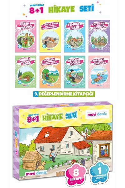 Mavi Deniz Yayınları Mavideniz Yayınları 1. Sınıf 8+1 Okuma Seti (kutulu)
