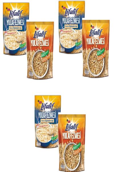 Eti Lifalif Ince Öğütülmüş Yulaf Ezmesi 350 G X 3 Adet Lifalif Yulaf Ezmesi 5...