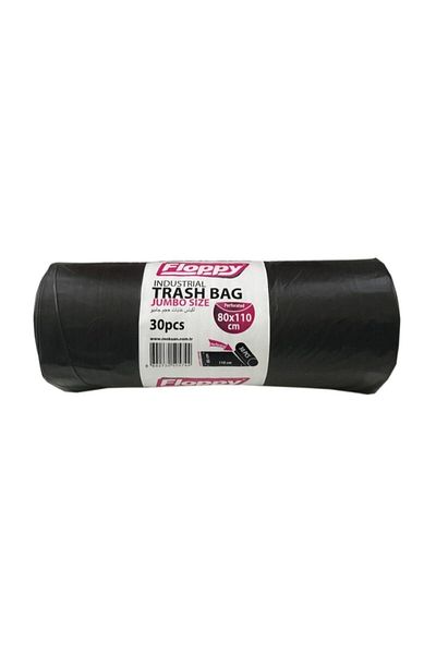 Floopy Floppy Industrial Jumbo Garbage Bag 80x110cm 30pcs (3 Pieces)