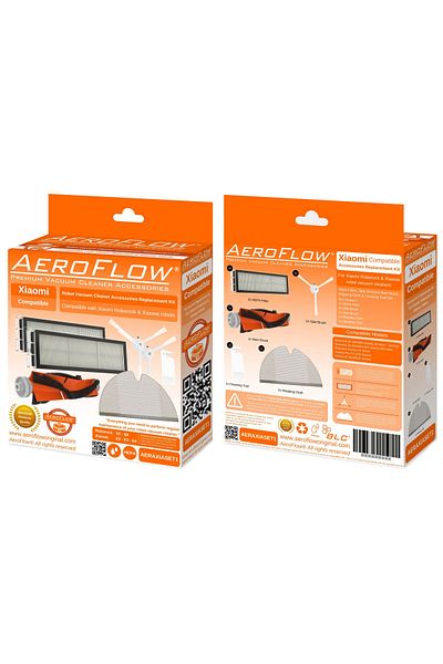 AeroFlow Xiaomi Xiaowa E20 - مجموعة الملحقات المتوافقة