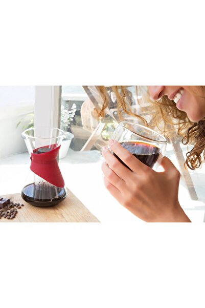 Chemex Bloom -flow Kahve Demleme Sürahisi-2-5 Fincan-siyah