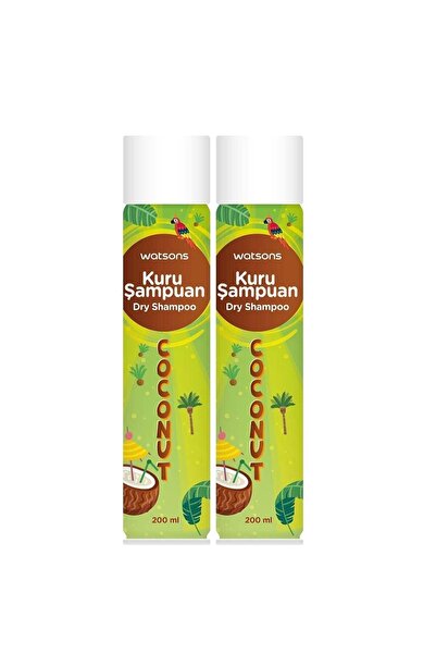 Watsons Kuru Şampuan Coconut 200 Ml 2li Set