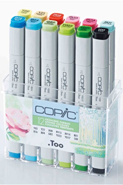 Copic مجموعة ماركر مكونة من 12 قطعة بألوان الربيع