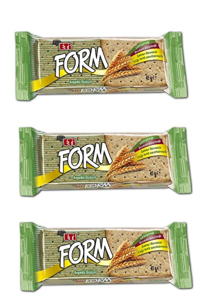 Eti Form Kepekli Bisküvi 45 G X 3 Adet
