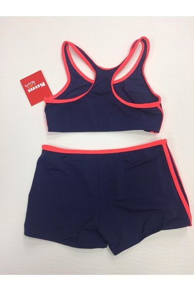 Kom Κοριτσίστικο Navy Blue Sportsman Bikini Σετ