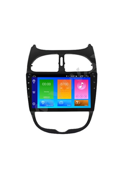 MYWAYY Peugeot 206 Android 10 Multimedya Navigasyon Double Teyp