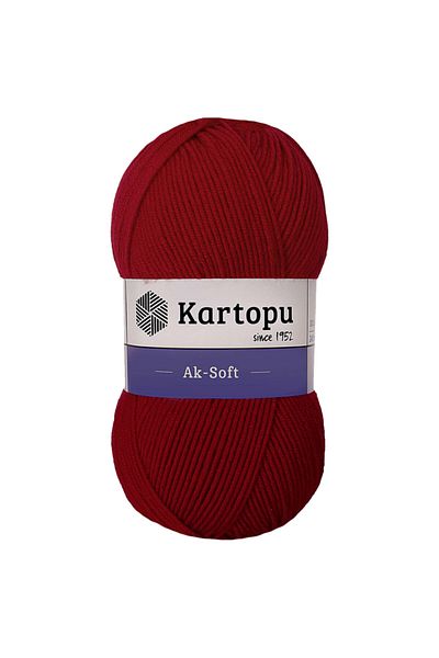 Kartopu Νέο Ak Soft K114 5 Τεμάχια Σκούρο Κόκκινο