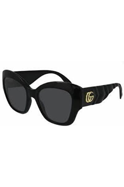 Gucci Kadın Siyah Güneş Gözlüğü Guccı 0808s/001