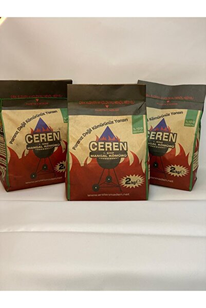 CEREN MANGAL Meşe Mangal Kömürü 2 Kg X 3 Adet