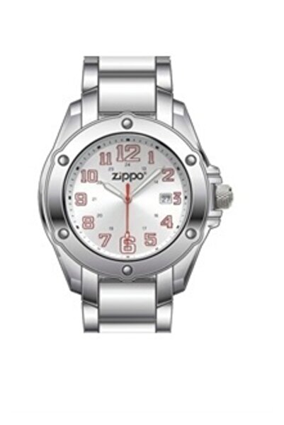 Zippo Unisex Gümüş Kol Saati Women's Slvr Face Dress 45024