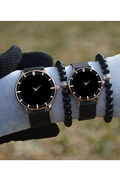 Kubbehan Sevgili Çift Saatleri Sevgili Kombini Erkek Kadın Bileklikli Kol Saa...