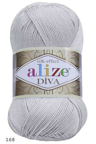 Alize Ανοιχτό Γκρι Diva 168 (Συσκευασία των 5)