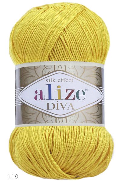 Alize Yellow Diva 110 (Συσκευασία των 5)