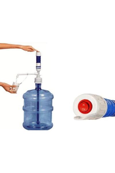 FırsatYeri Pilli Damacana Su Pompası Kullanımı Kolay Ergonomik Tasarım Su Pom...