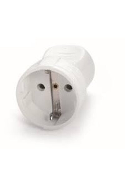 Depa 11111 Grounded White Female Plug
