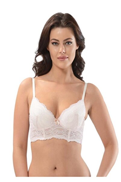 NBB Ekru Hafif Destekli Kısa Büstiyer