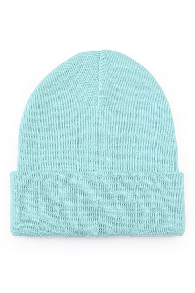 BabyCoco Basic Beanie Knitwear Φθινοπωρινό Χειμώνα Ανοιχτό Μπλε Unisex