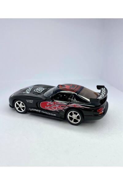 Kinsmart Dodge Viper Gtsr ( Alev Desenli) Çek Bırak 5inch Lisanslı Model Araç...