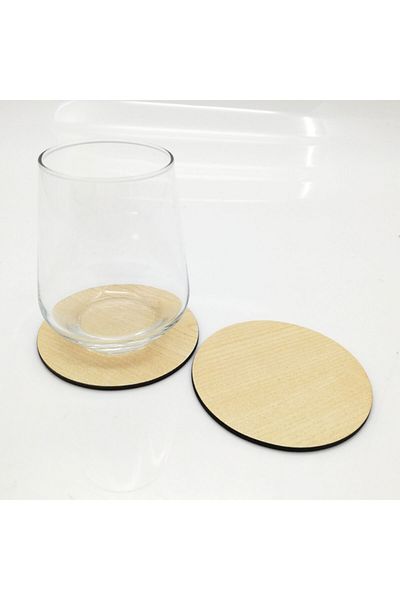 Lora Davet American Service Coaster Ξύλινο Στρογγυλό σφενδάμι