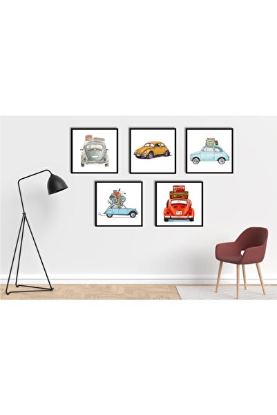 hediyeniburadabul Woswos Σετ Ξύλινων Πινάκων Ζωγραφικής